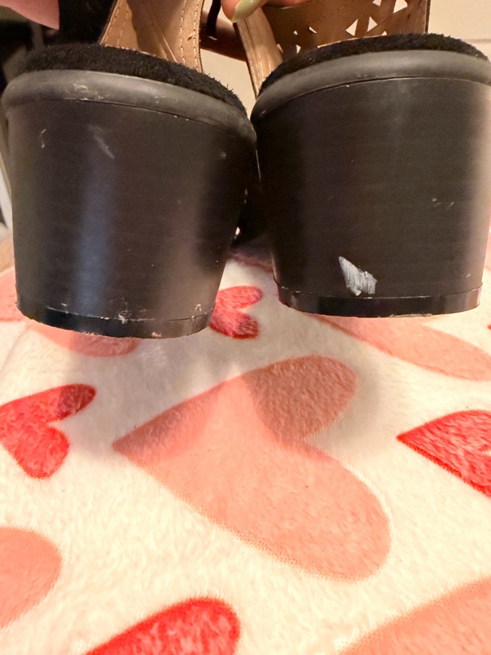 Torrid- Black Cutout Peep-Toe Ankle Shooties - Picture 4 of 6